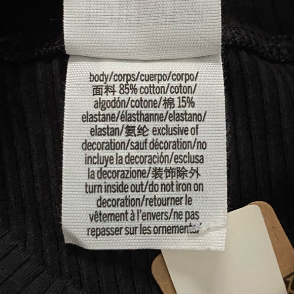 NWT Victoria’s Secret PINK Black Cotton Dress - Picture 5 of 7